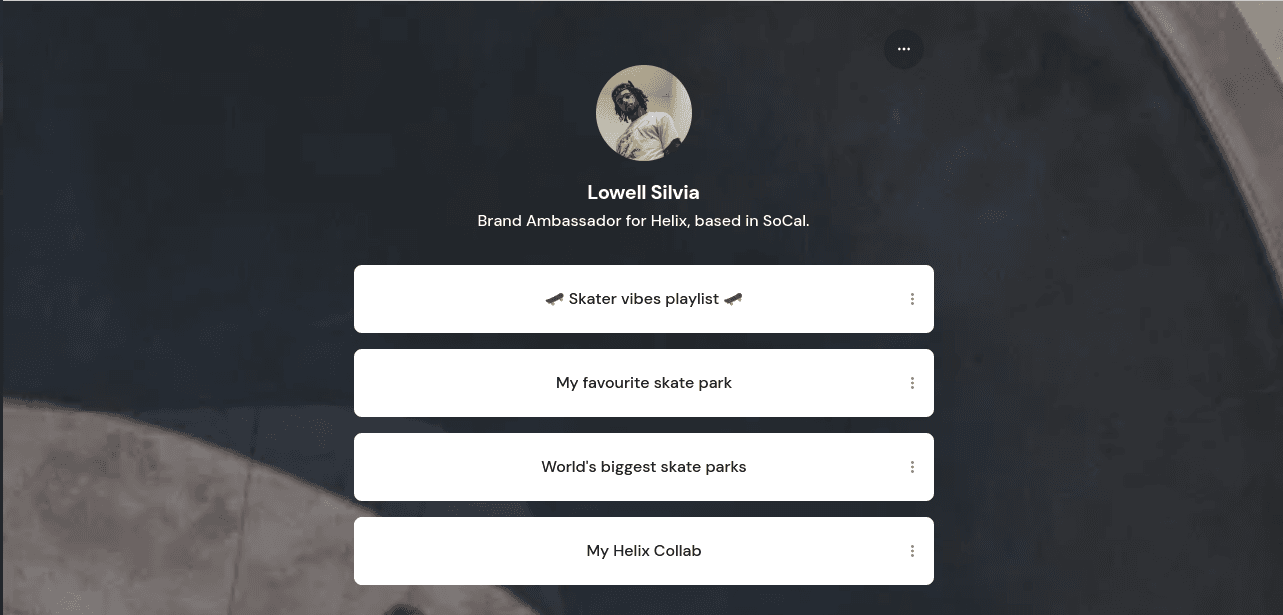 Link Tree preview